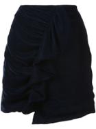 Patbo Ruffle Mini Skirt - Blue