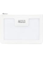 Maison Margiela Perforated Clutch - White