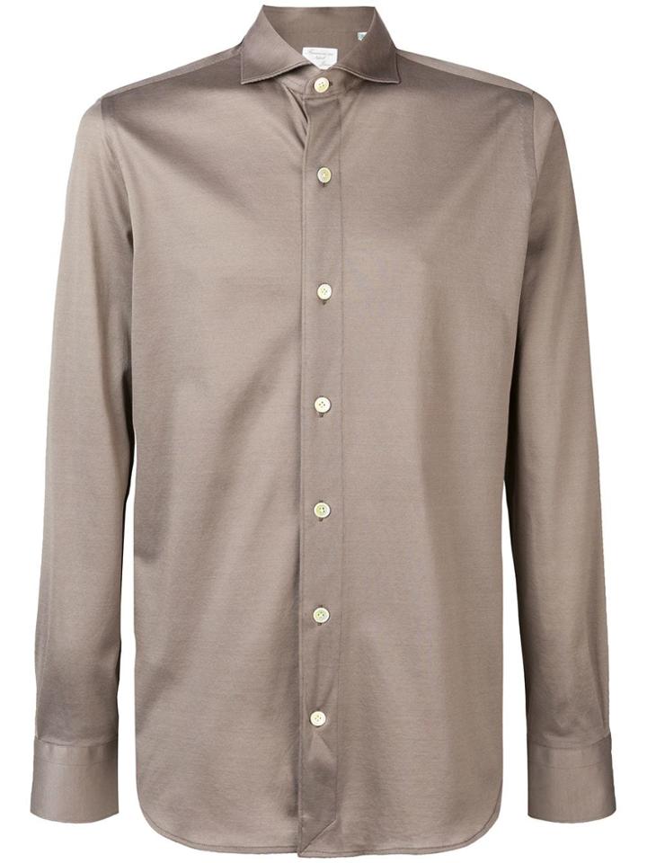 Finamore 1925 Napoli Smart Shirt - Brown