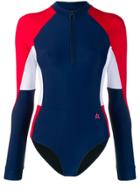 Perfect Moment Long-sleeved Swimsuit - Blue