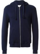 The White Briefs Zip Up Cuff Detail Hooded Jacket
