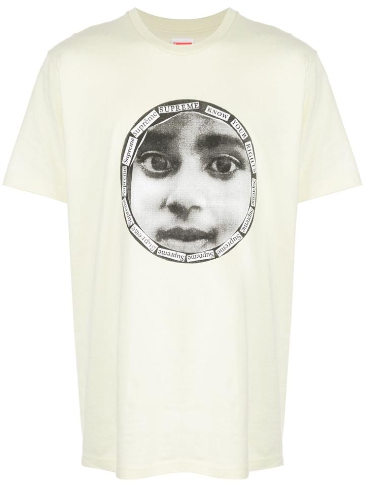 Supreme Know Your Rights Tee - Yellow