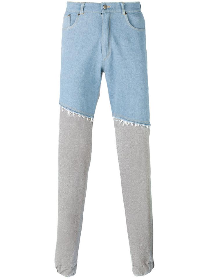 Andrea Crews Straight Sweatpants Legs Trousers, Men's, Size: Large, Grey, Cotton