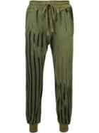 Haider Ackermann Drawstring Trousers, Men's, Size: Medium, Green, Cotton