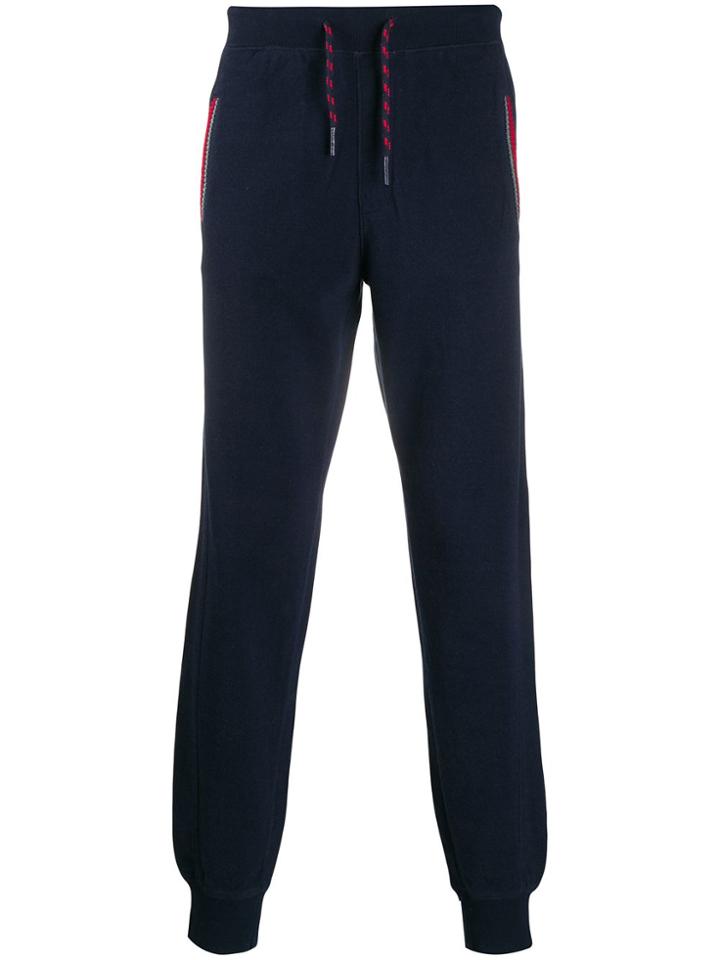 Sun 68 Heritage Jersey Trackpants - Blue