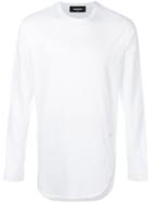 Dsquared2 Shirt Sleeve Knitted Jumper - White