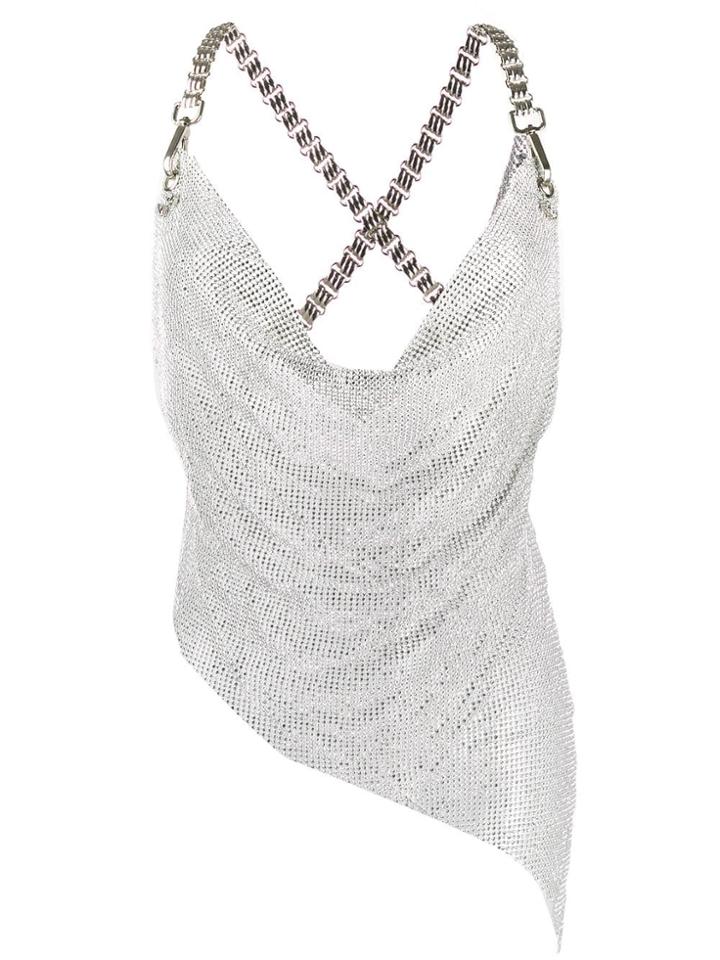 Giuseppe Di Morabito Crystal Embellished Top - Metallic
