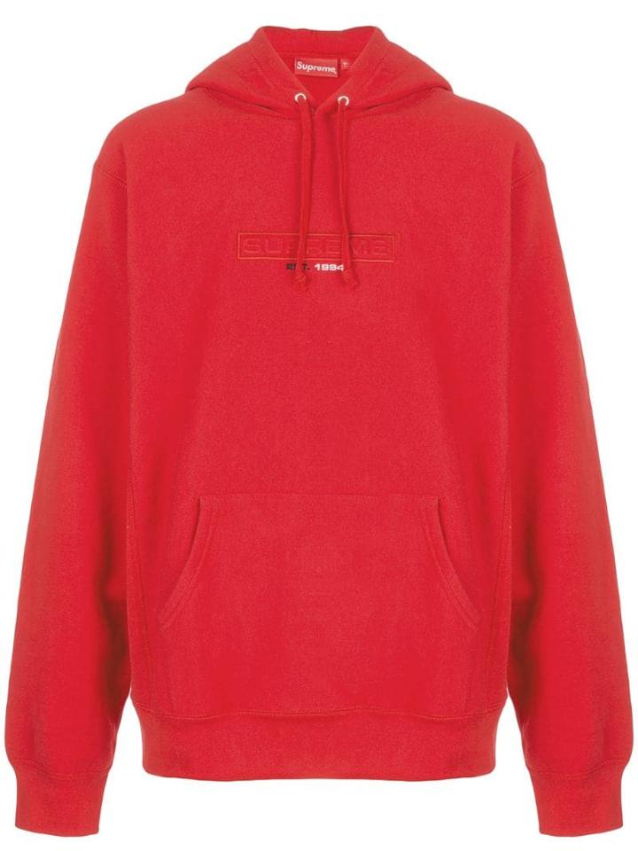 Supreme Basic Hoodie - Red