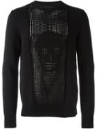 Alexander Mcqueen Cut Out Skull Jumper