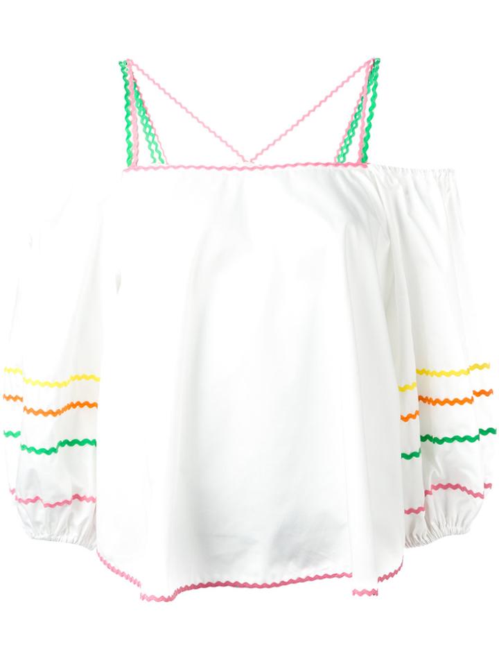 Anna October Off Shoulder Top - White