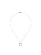 Roberto Coin 18kt White Gold Roman Barocco Diamond And Ruby Pendant