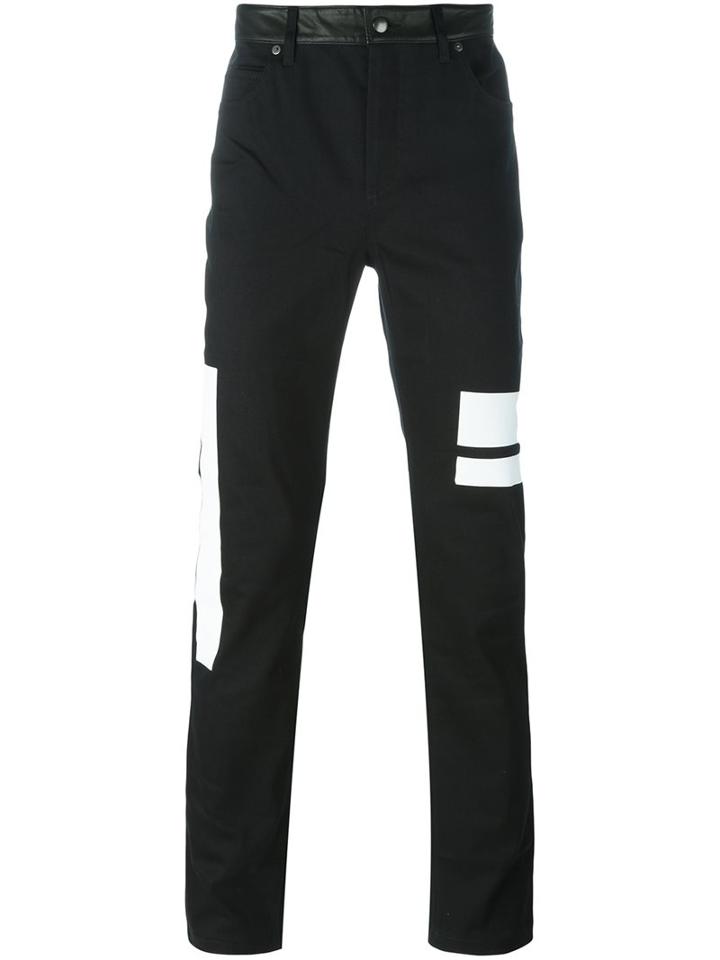 Mcq Alexander Mcqueen Patched Straight Leg Trousers
