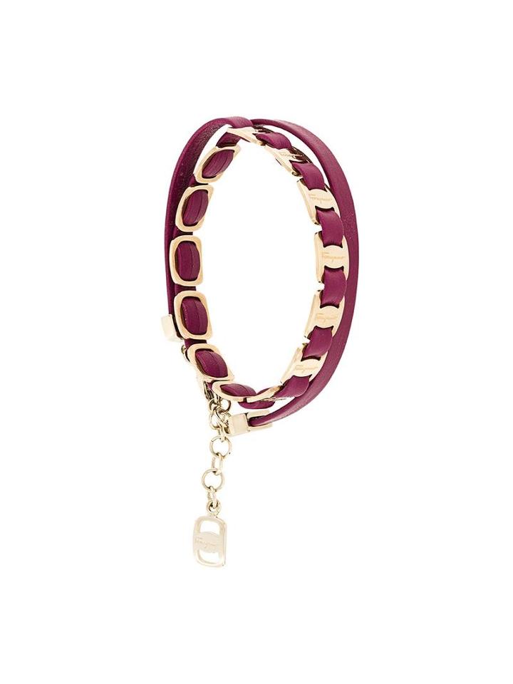 Salvatore Ferragamo Varini Wrap Bracelet, Women's, Red