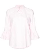 Marc Jacobs Bell Sleeve Blouse - Pink & Purple