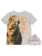 Lapin House - Tiger Print T-shirt - Kids - Cotton/tencel - 10 Yrs, Boy's, Grey