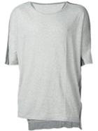 Taichi Murakami Oversized T-shirt S/s, Men's, Grey, Cotton