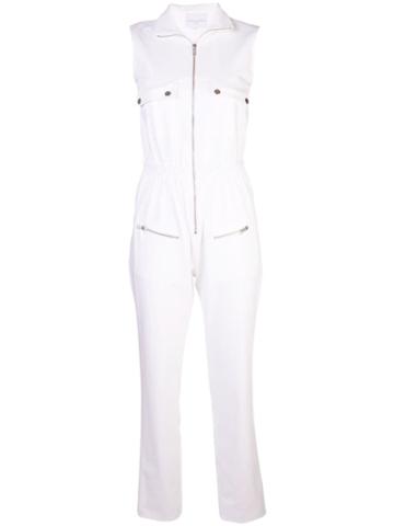 Carolina Ritzler Sleeveless Jumpsuit - White