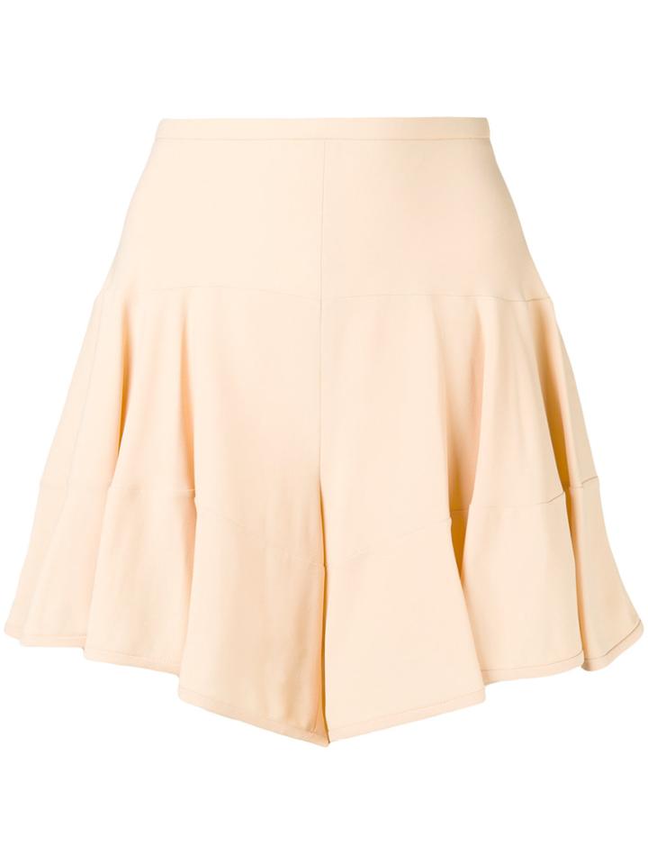 Chloé Pleated Culottes - Nude & Neutrals