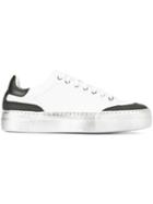 Nº21 Metallic Sole Sneakers - White
