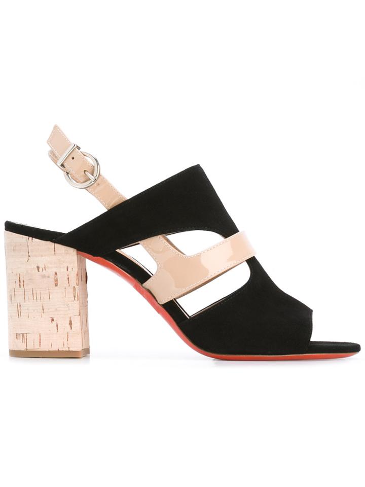 Barbara Bui Cut-out Detail Sling-back Sandals - Black