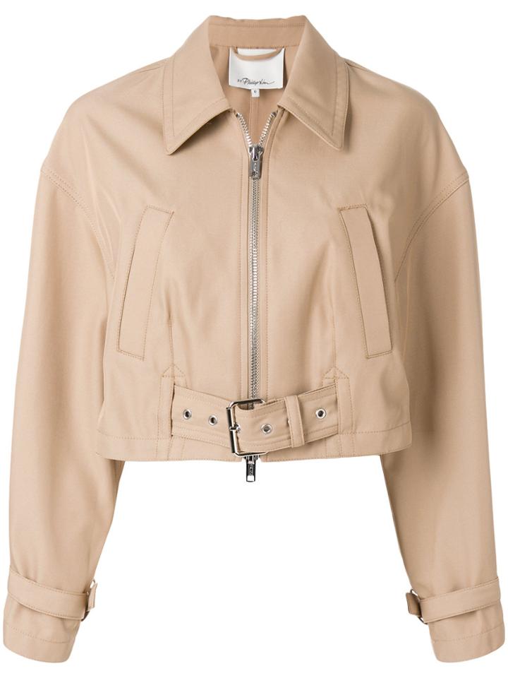 3.1 Phillip Lim Biker Jacket - Nude & Neutrals