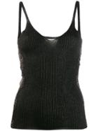 Liu Jo V-neck Lace Top - Black