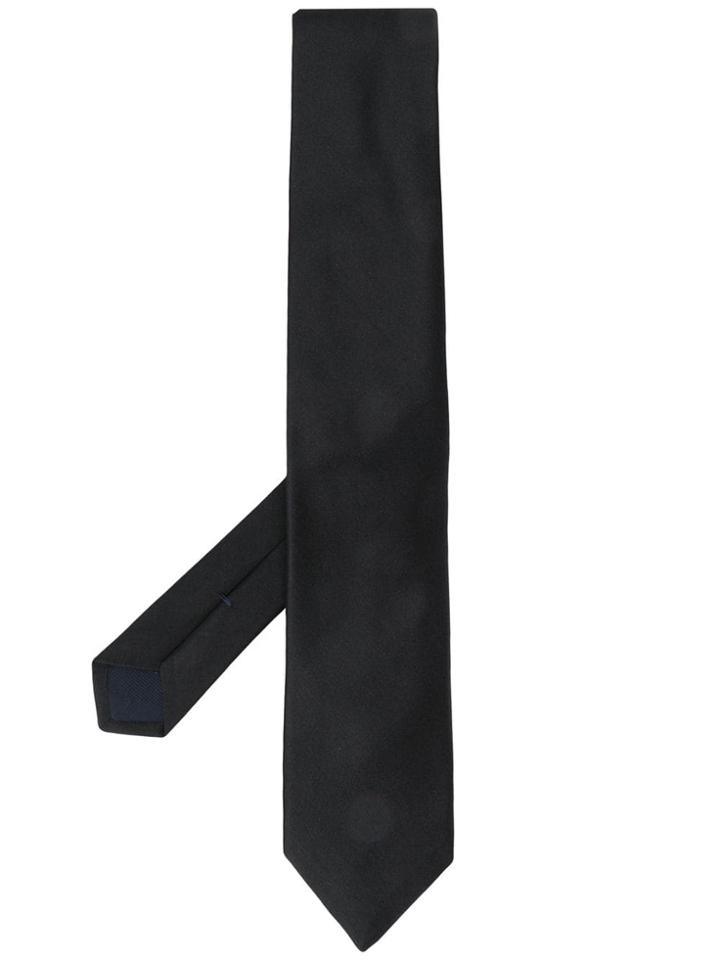 Corneliani Narrow Tie - Black