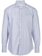 Brunello Cucinelli Gingham Print Shirt - Blue