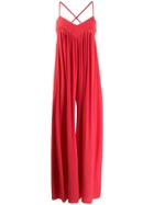 L'autre Chose Wide Leg Jumpsuit - Red