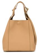 Nina Ricci Faust Tote, Women's, Nude/neutrals, Calf Leather