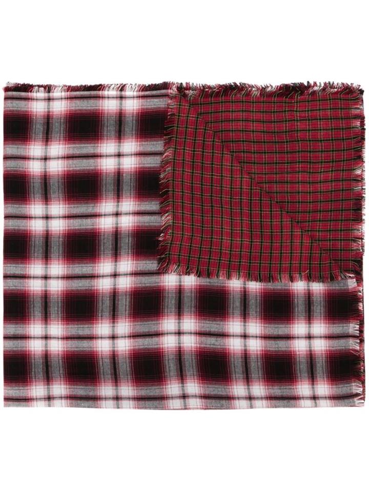 Diesel Checked Scarf, Adult Unisex, Viscose