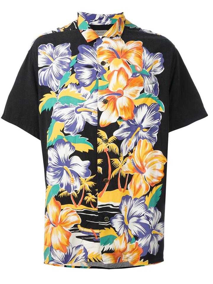 Yohji Yamamoto Vintage Flower Print Shirt