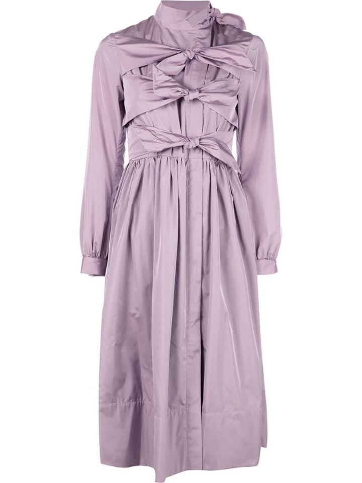 Molly Goddard Tie Detail Dress - Pink
