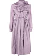 Molly Goddard Tie Detail Dress - Pink
