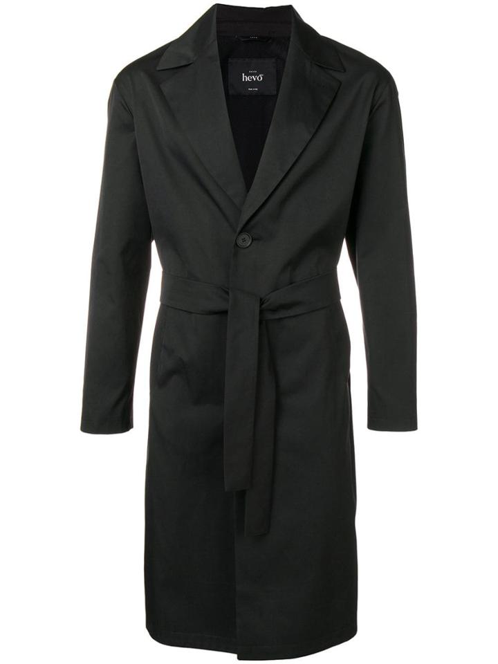 Hevo Lightweight Trench Coat - Black