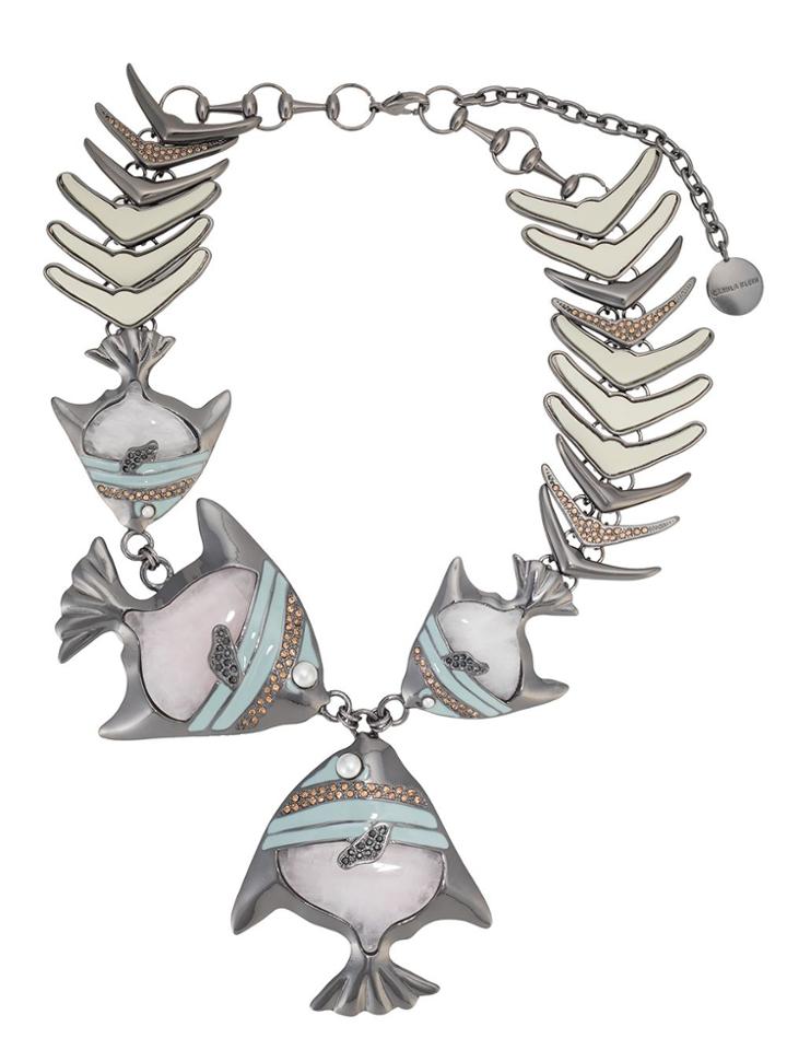 Camila Klein Conceito Peixe Necklace - Black