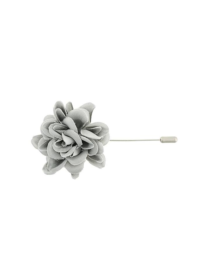 Lanvin Rose Pin, Grey