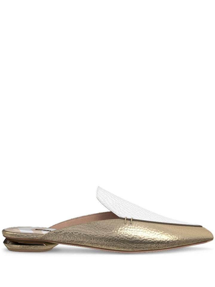 Nicholas Kirkwood Beya Mules - Gold