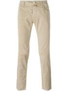 Jacob Cohen Regular Trousers, Men's, Size: 32, Nude/neutrals, Cotton/spandex/elastane