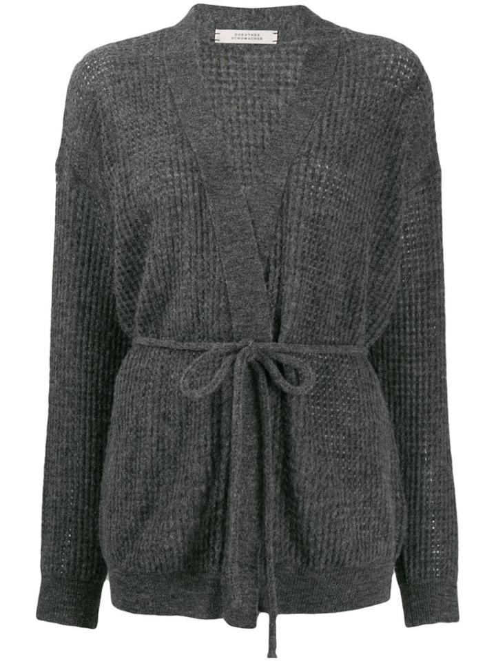 Dorothee Schumacher Tie-waist Cardigan - Grey