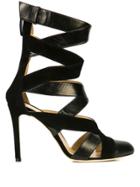 Repetto Interlaced Heeled Sandals - Black