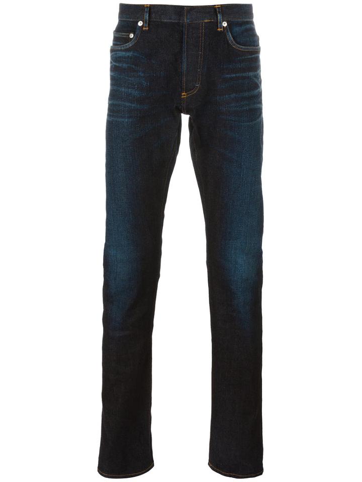 Dior Homme Tapered Jeans, Men's, Size: 33, Blue, Cotton/polyurethane