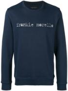 Frankie Morello Logo Sweatshirt - Blue