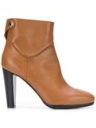 Hermès Vintage High-heel Ankle Boots - Brown