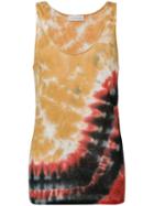 Faith Connexion - Tie-dye Tank Top - Women - Linen/flax - S, Red, Linen/flax