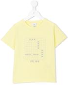 Knot - Battleship Print T-shirt - Kids - Cotton - 4 Yrs, Yellow/orange