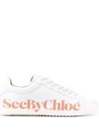 See By Chloé Essie Logo Print Sneakers - White