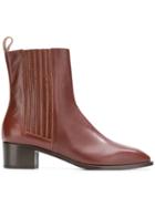 Aeyde Classic Booties - Brown