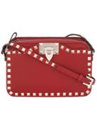 Valentino Valentino Garavani Rockstud Camera Shoulder Bag, Women's, Red, Leather