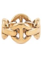 Hoorsenbuhs Tri-link Ring, Women's, Size: 7, Metallic, 22kt Gold